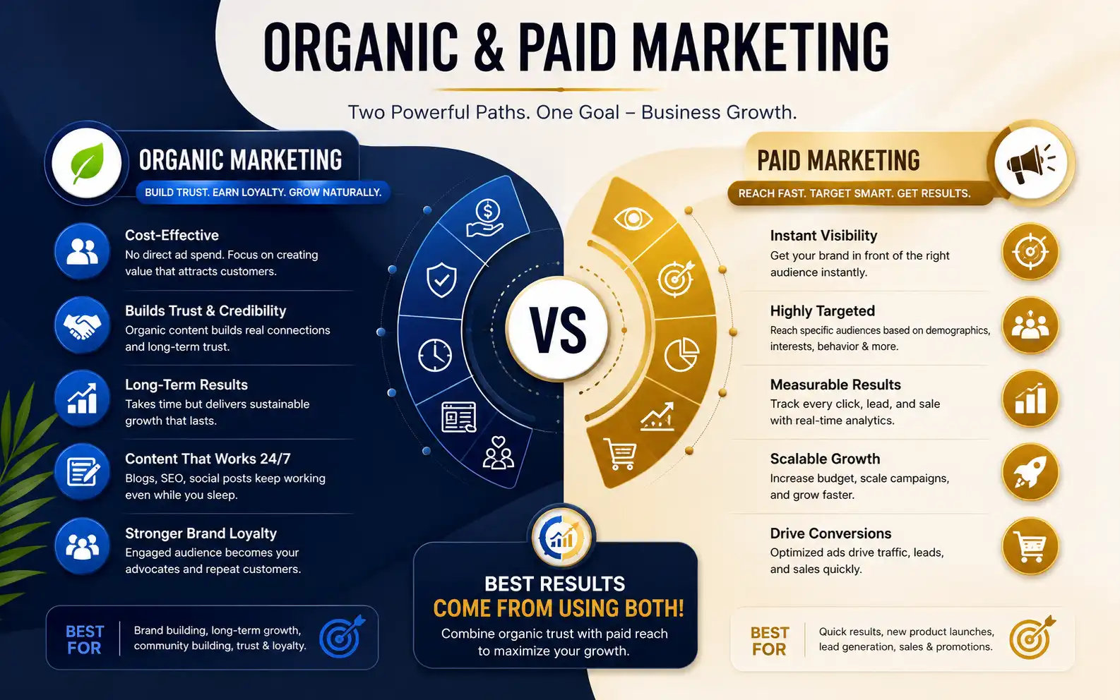 Organic marketing vs paid marketing — a simple comparison guide by CapaReach